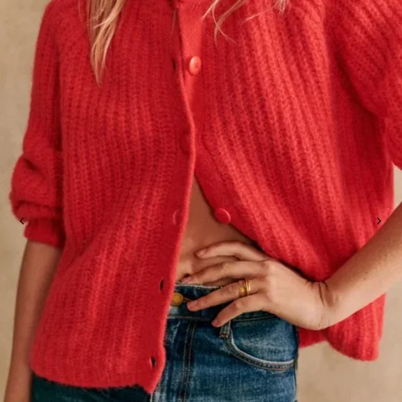 ISO Sezane Emile Cardigan in Size XS or S - Picture 2 of 3